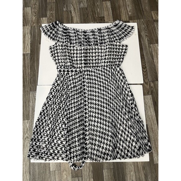 C EST 1946 Women  Dress Plus 22/24W Off-Shoulder With Ruffled Hem Elastic Waist - Picture 8 of 14